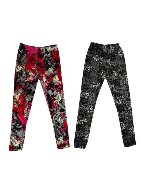 girls pack of 2 leggings - 19844407 - Very Small Image - 1