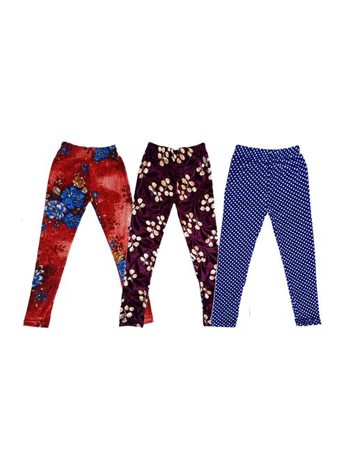girls pack of 3 leggings - 19844450 - Very Small Image - 1