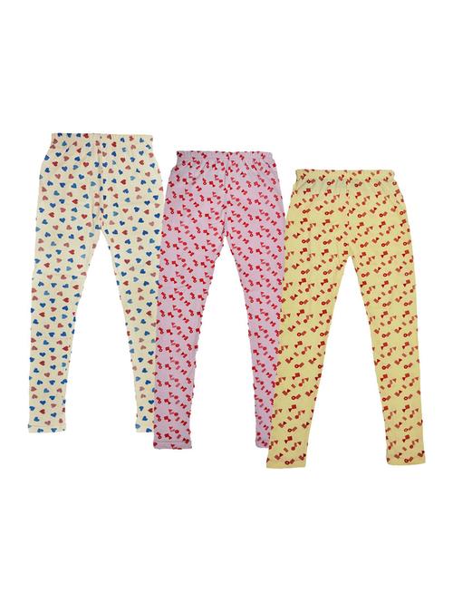 pack of 3 printed leggings - 19844466 - Very Small Image - 1