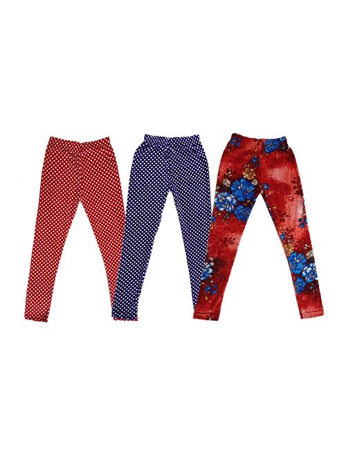 pack of 3 printed leggings - 19844479 - Very Small Image - 1
