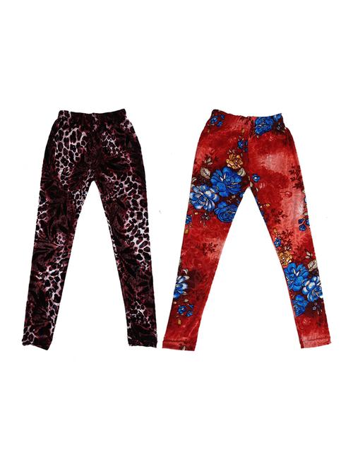 pack of 2 printed leggings - 19844504 - Very Small Image - 1