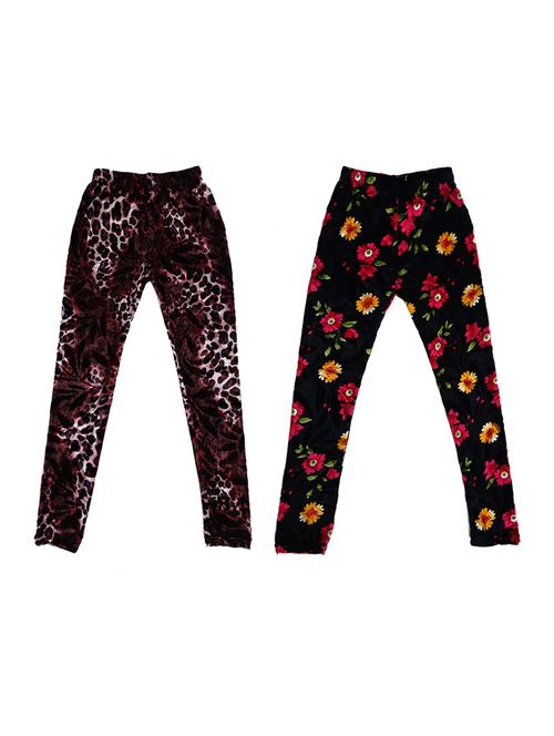 pack of 2 printed leggings - 19844507 - Very Small Image - 1