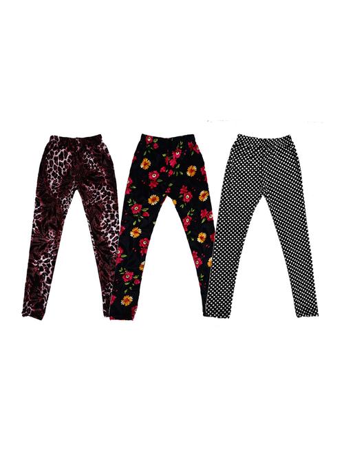 pack of 3 printed leggings - 19844508 - Very Small Image - 1