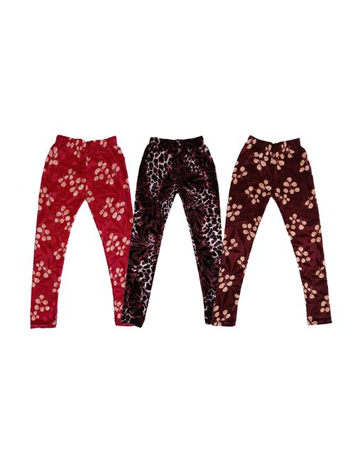 pack of 3 printed leggings - 19844528 - Very Small Image - 1