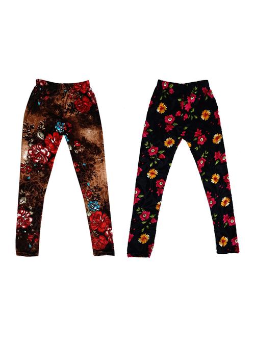 pack of 2 printed leggings - 19844544 - Very Small Image - 1