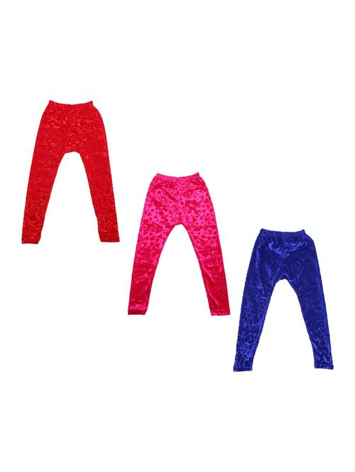 pack of 3 printed leggings - 19844560 - Very Small Image - 1