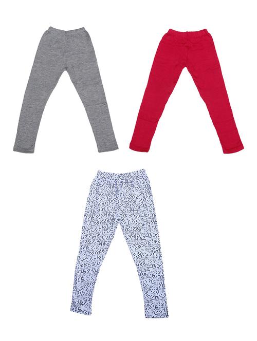 girls pack of 3 leggings - 19844574 - Very Small Image - 1