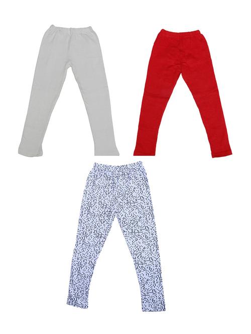 girls pack of 3 leggings - 19844586 - Very Small Image - 1