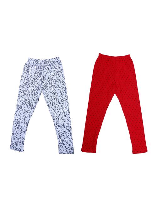 pack of 2 multi colored printed legging - 19844595 - Very Small Image - 1