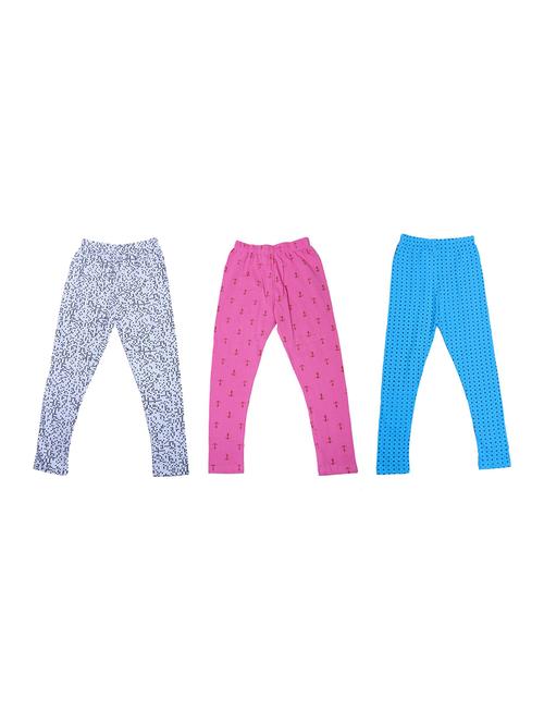 pack of 3 multi colored printed legging - 19844602 - Very Small Image - 1