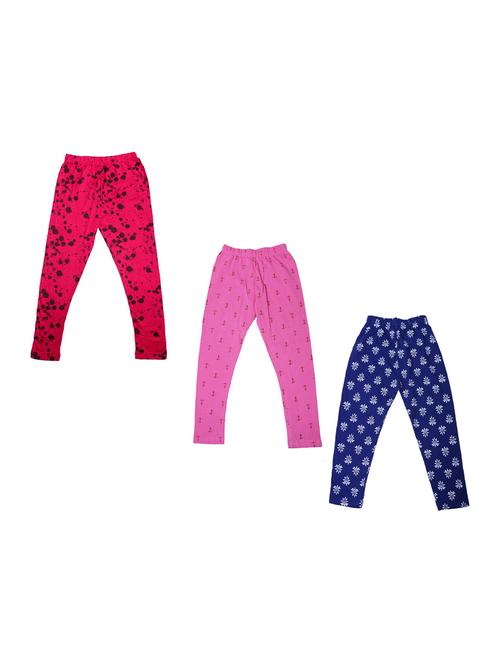 pack of 3 multi colored printed legging - 19844655 - Very Small Image - 1