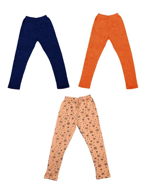 pack of 3 multi colored printed legging - 19844693 - Very Small Image - 1