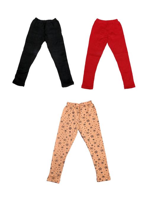 pack of 3 multi colored printed legging - 19844709 - Very Small Image - 1