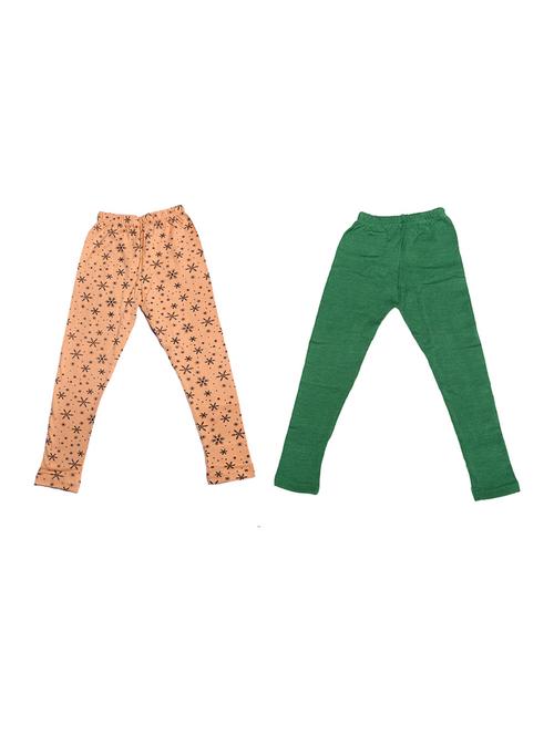 girls printed cotton legging combo - 19844714 - Very Small Image - 1