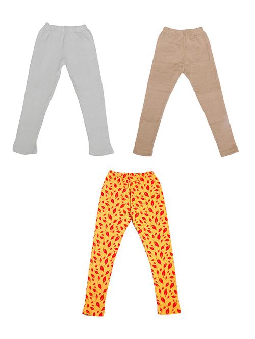 girls pack of 3 leggings - 19844777 - Very Small Image - 1