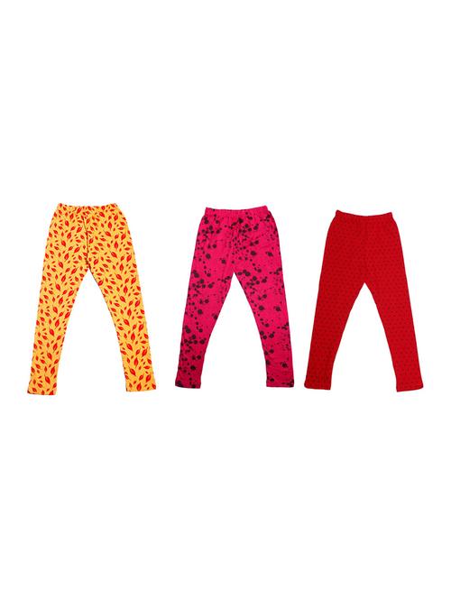girls pack of 3 leggings - 19844823 - Very Small Image - 1