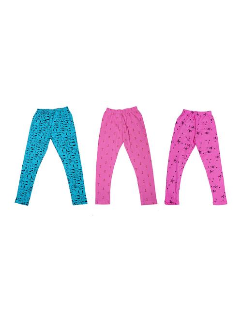 girls pack of 3 leggings - 19844888 - Very Small Image - 1