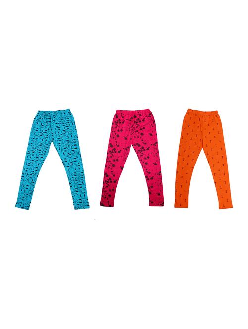 girls pack of 3 leggings - 19844908 - Very Small Image - 1