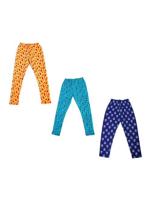 girls pack of 3 leggings - 19844945 - Very Small Image - 1