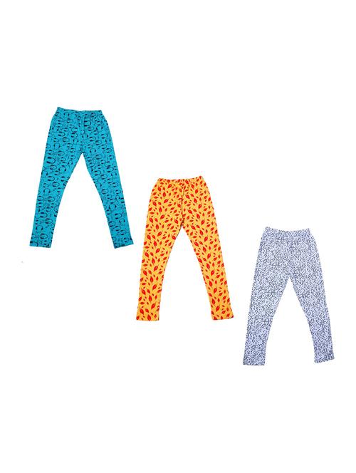 girls pack of 3 leggings - 19844950 - Very Small Image - 1
