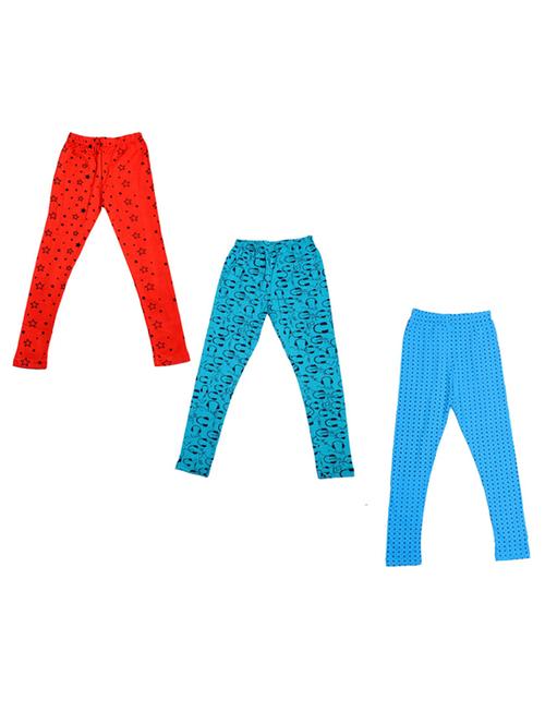 girls pack of 3 leggings - 19845041 - Very Small Image - 1
