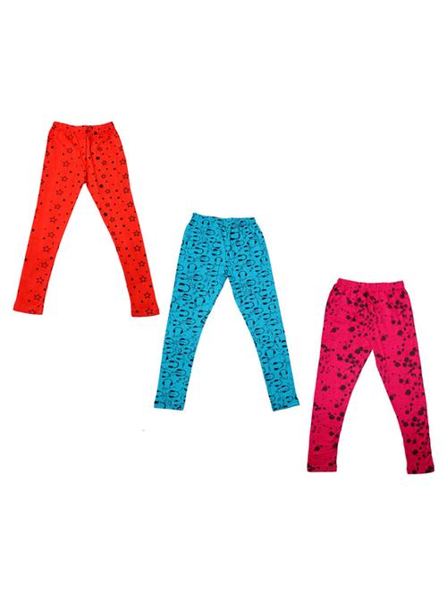 girls pack of 3 leggings - 19845056 - Very Small Image - 1
