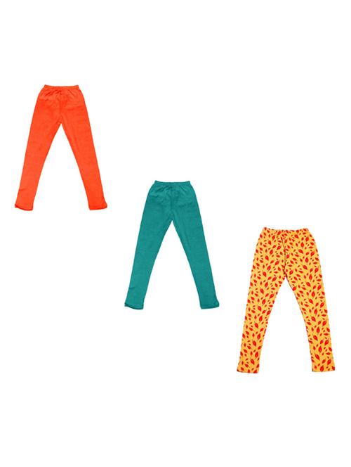 girls pack of 3 leggings - 19845094 - Very Small Image - 1
