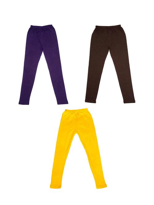 girls pack of 3 leggings - 19845193 - Very Small Image - 1