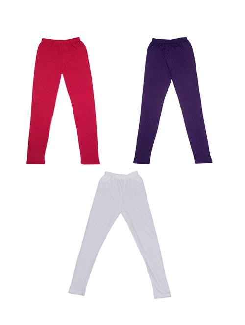 girls pack of 3 leggings - 19845233 - Very Small Image - 1
