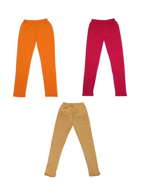 set of 3 cotton legging - 19845277 - Very Small Image - 1