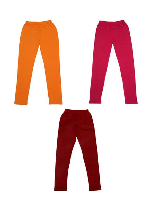 set of 3 cotton legging - 19845278 - Very Small Image - 1
