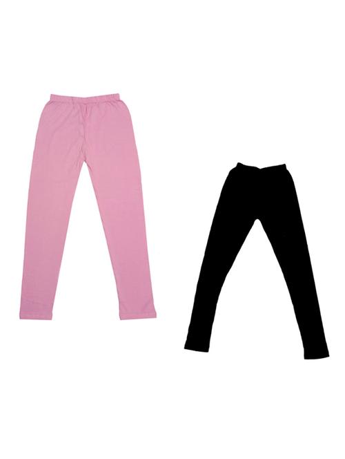 pack of 2 girls solid leggings - 19845336 - Very Small Image - 1
