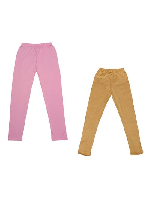 pack of 2 girls solid leggings - 19845340 - Very Small Image - 1