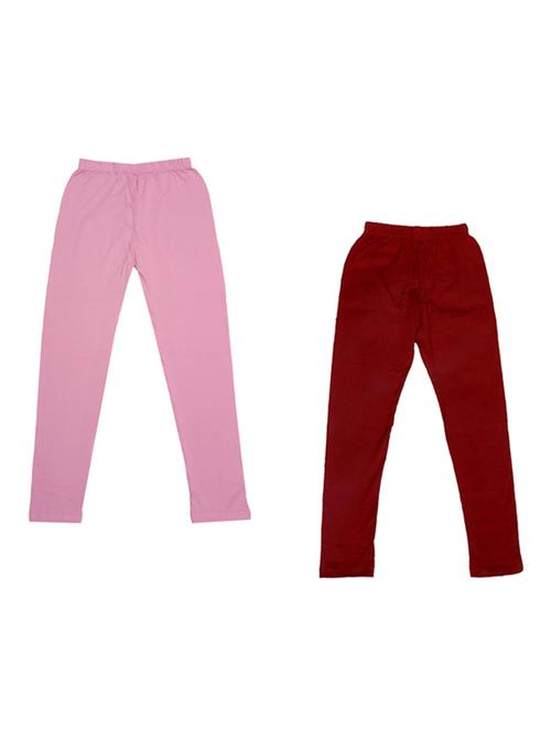pack of 2 girls solid leggings - 19845341 - Very Small Image - 1
