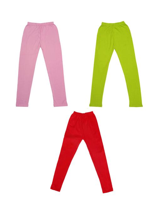 pack of 3 girls solid leggings - 19845360 - Very Small Image - 1