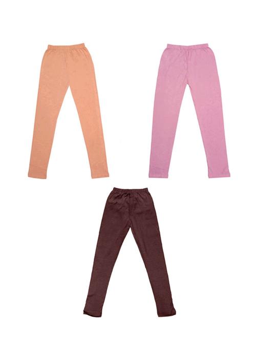 set of 3 cotton legging - 19845400 - Very Small Image - 1
