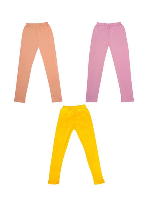 set of 3 cotton legging - 19845406 - Very Small Image - 1