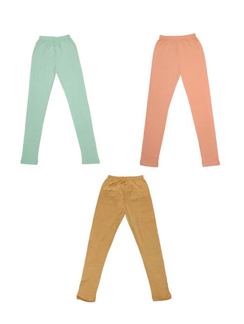 set of 3 cotton legging - 19845458 - Very Small Image - 1
