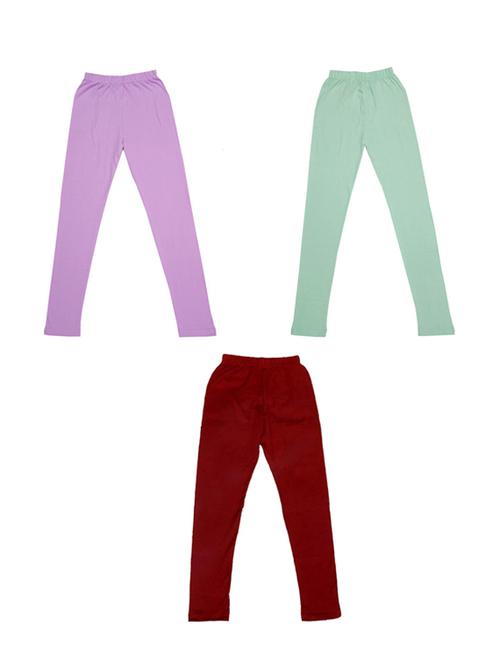 set of 3 cotton legging - 19845519 - Very Small Image - 1