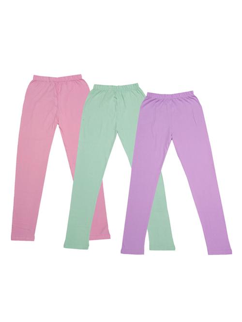 set of 3 cotton legging - 19845525 - Very Small Image - 1