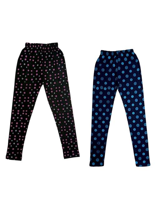 pack of 2 multi colored printed legging - 19845577 - Very Small Image - 1