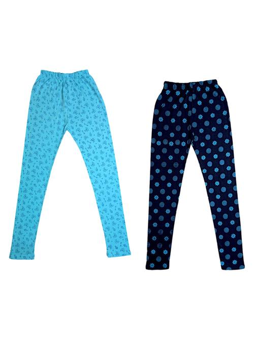 pack of 2 multi colored printed legging - 19845579 - Very Small Image - 1