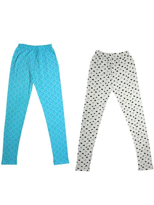 pack of 2 multi colored printed legging - 19845668 - Very Small Image - 1