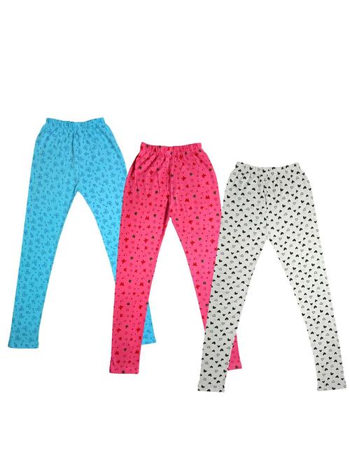 pack of 3 multi colored printed legging - 19845673 - Very Small Image - 1