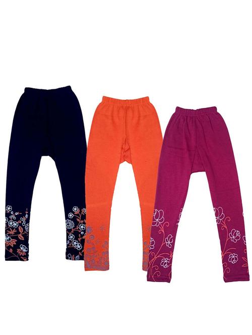 pack of 3 multi colored printed legging - 19845771 - Very Small Image - 1