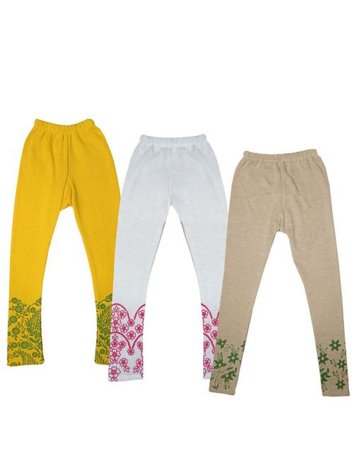 girls pack of 3 leggings - 19845844 - Very Small Image - 1