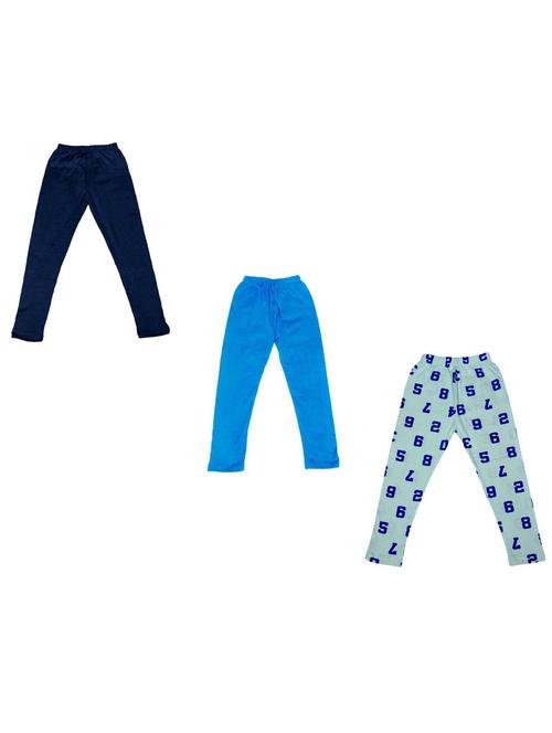 girls pack of 3 leggings - 19845863 - Very Small Image - 1