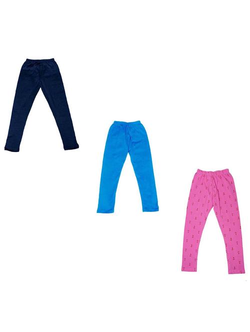 girls pack of 3 leggings - 19845874 - Very Small Image - 1