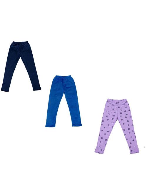 girls pack of 3 leggings - 19845908 - Very Small Image - 1