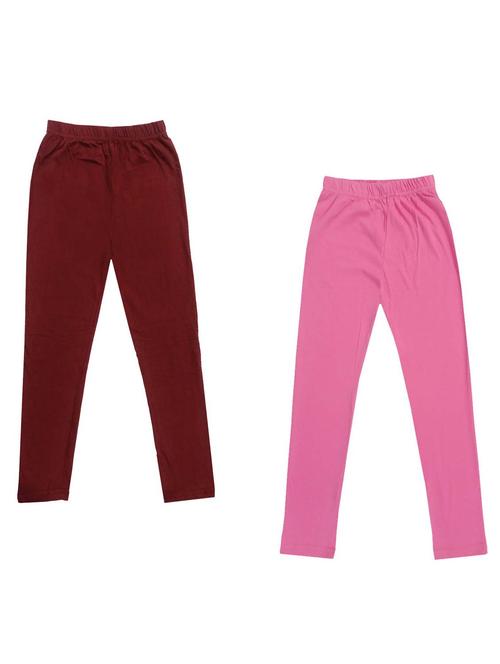 girls pack of 2 leggings - 19845943 - Very Small Image - 1